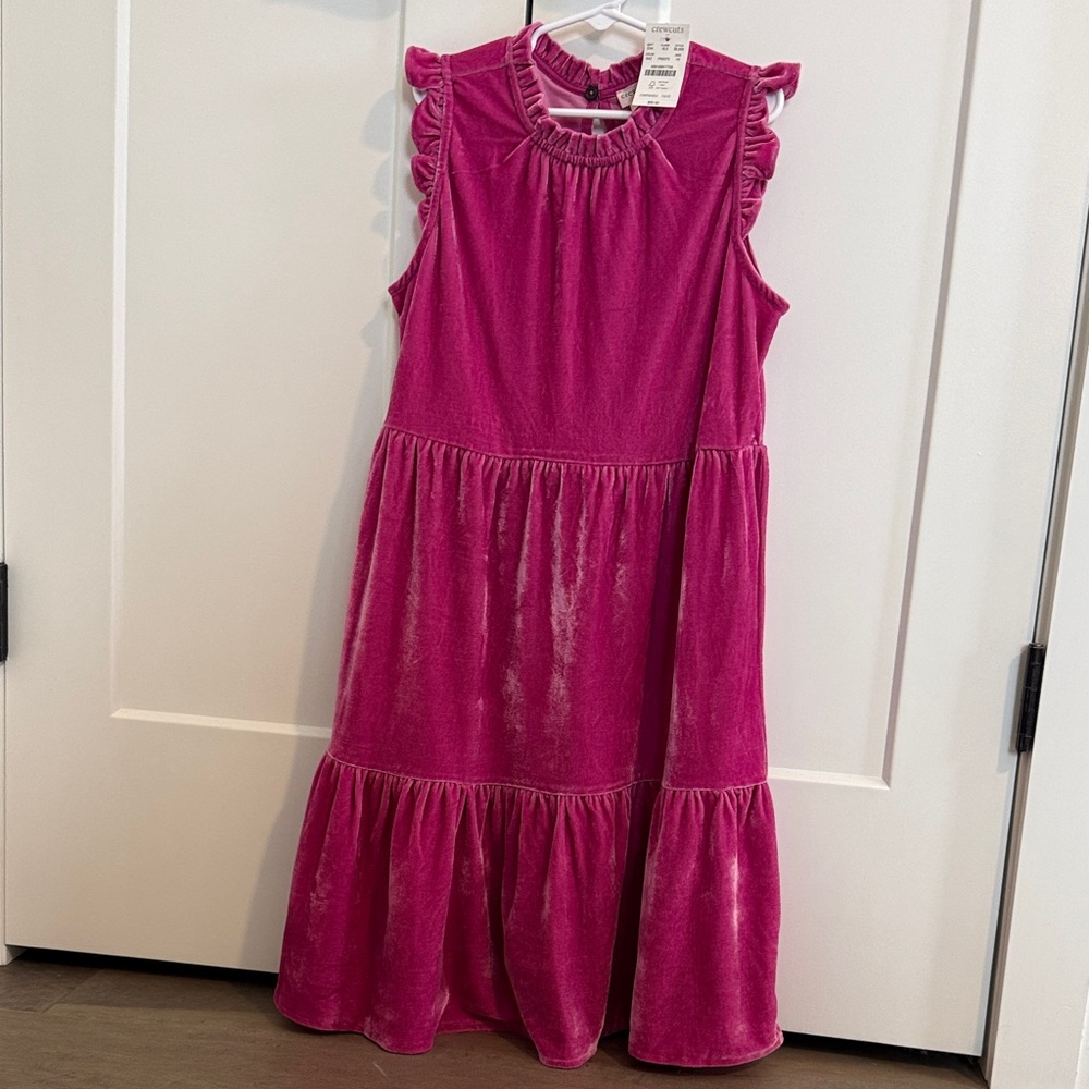 Crewcuts Fuchsia Ruffle Dress